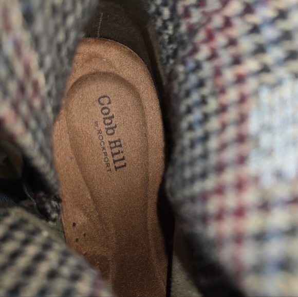 Cobb Hill Rockport Collection Brown  Lucinda Lace-up Nubuck Leather Boot 9.5 - Picture 7 of 8